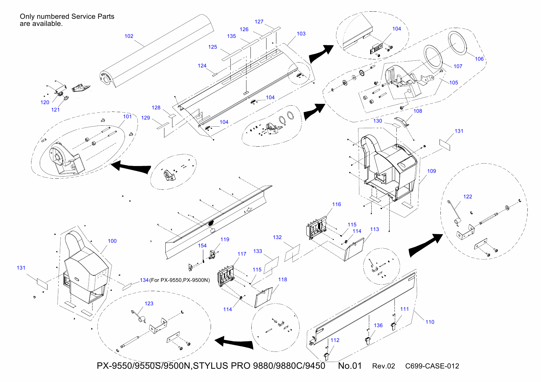 EPSON StylusPro 9880 9880C 9450 Parts Manual-4